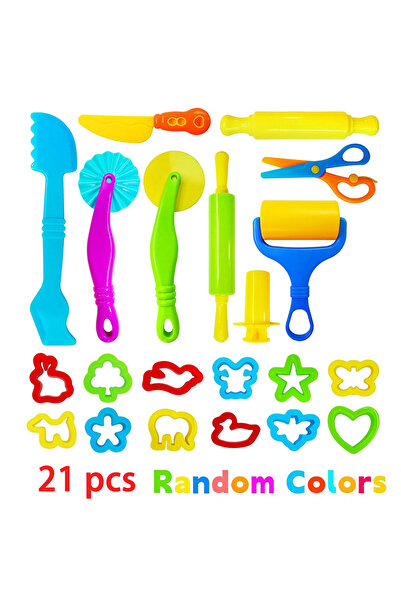 Choice 21pcs random color Basic Dough Clay Tools Kits Modeling Accessories An...
