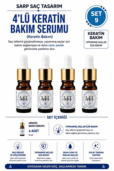 FSARP Set 9 – 4’lü Keratin Bakım