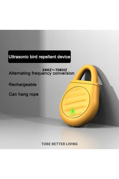 Choice طارد بعوض إلكتروني بالموجات فوق الصوتية جديد أصفر اللون من نوع USB-C، ...