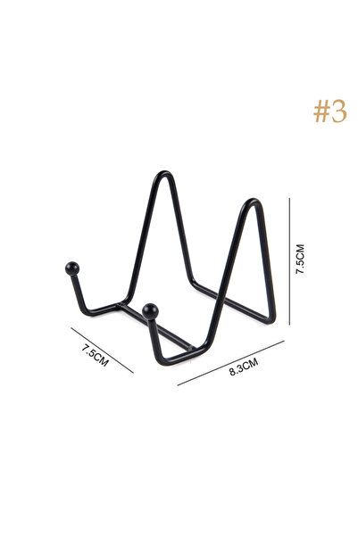 Choice 3 1pc Plate Display Stand Picture Easel Metal Plate Stands Holder Disp...