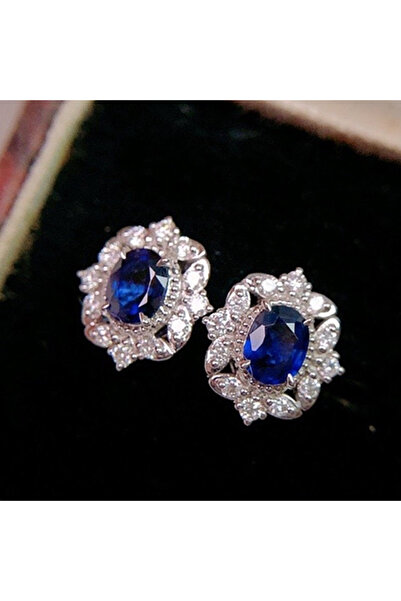 Choice E2487 Huitan Noble Elegant Lady Stud Earrings with Bright Zirconia Del...
