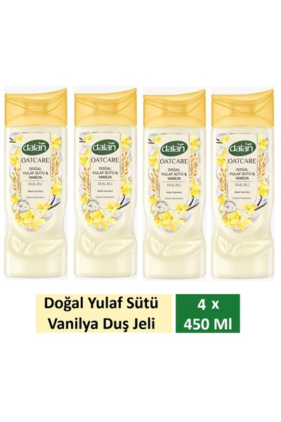 Dalan Duş Jeli Oatcare Yulaf Sütü Ve Vanilya 450 Ml x 4 Adet