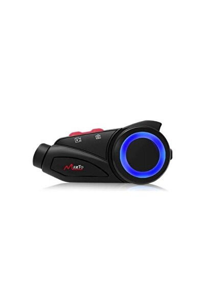 GÜMRÜK BEY Maxto M3S 2K HD Kameralı Motosiklet Kask Intercom – Bluetooth, IPX...