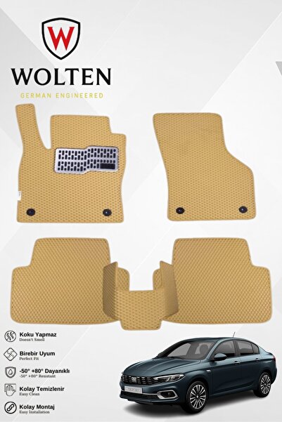 w wolten german engineered EGEA SEDAN-FİAT-(2015-2026) İÇİN EVA İÇ PASPAS TAK...