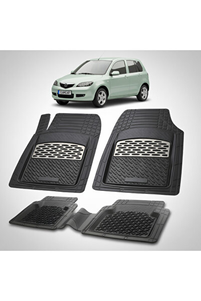 TEAMCAR Covorașe auto compatibile pentru Mazda 2 DY Hatchback cu 5 uși 2003-2...