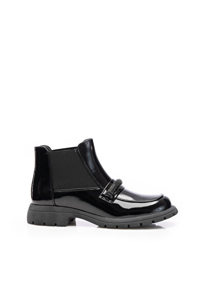 UrbanShoes Women's Genuine Leather ankle boots, Pass Collection - 4500 Black ...