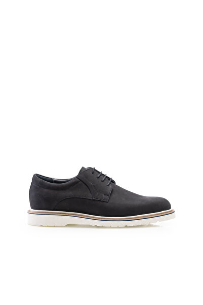 UrbanShoes Pantofi casual bărbati din piele naturală, Leofex - 539 Negru Nabuc