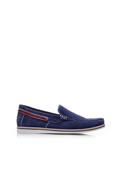 UrbanShoes Mocasini barbati din piele naturala, Leofex - 947 marine velur