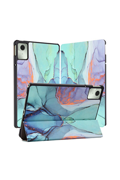 Techsuit - FoldPro - Lenovo Tab M11 - Green Time, protectie antisoc