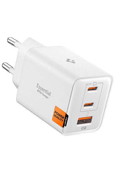 Spigen - Wall Charger Essential EE473EU (ACH09464) - USB, 2x Type-C, Fast Cha...