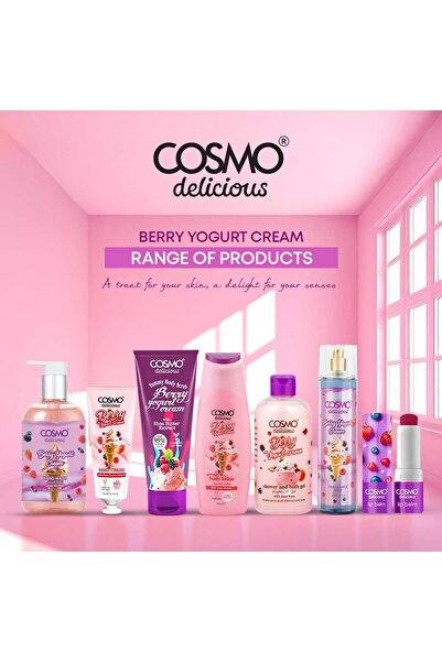 CD Cosmo Designs Cosmo Delicious Berry Yogurt Cream Lip Balm 4.5g