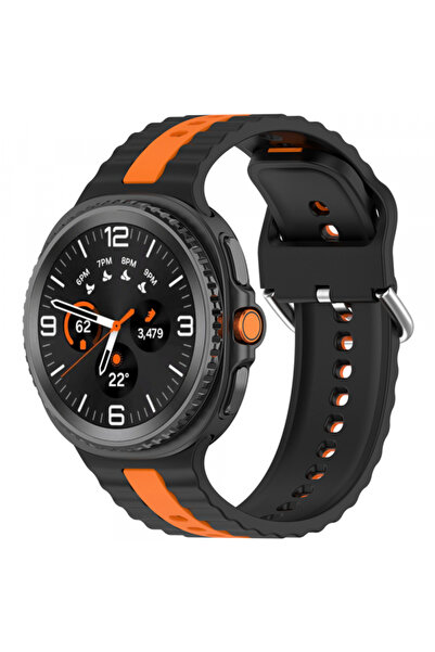 Techsuit Curea W078 pentru Samsung Galaxy Watch8/ Watch8 Classic Series, Negr...