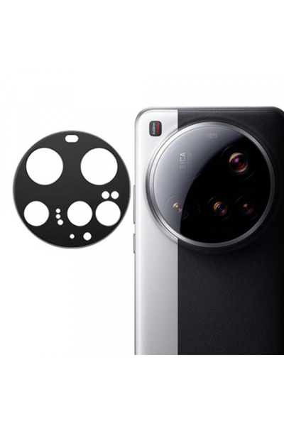 Techsuit Rear Camera Protection Film for Xiaomi 15 Ultra, Tempered Glass, Black