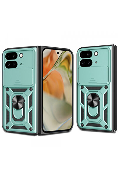 Techsuit Θήκη για Google Pixel 9 Pro Fold, Techsuit, CamShield, Πράσινο