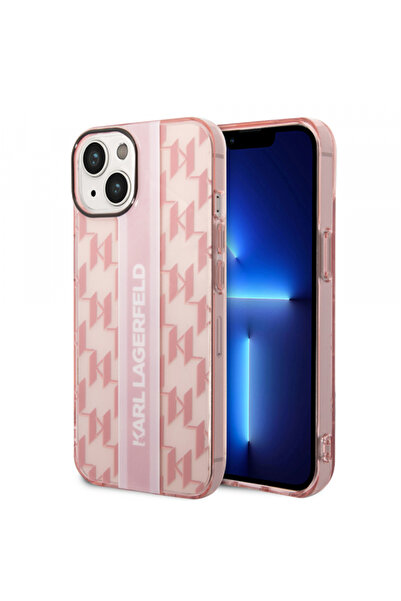 Stef's Cat Husa pentru Apple iPhone 14 Plus, Karl Lagerfeld, Monogram Stripe,...