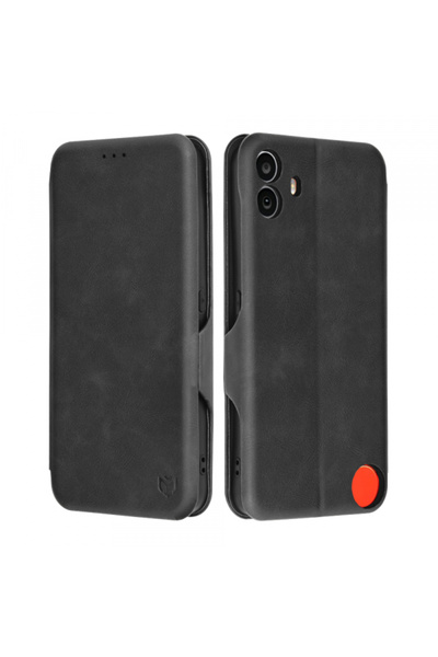 Techsuit Husă pentru Nothing CMF Phone 1, Techsuit, Safe Wallet Plus, Neagră