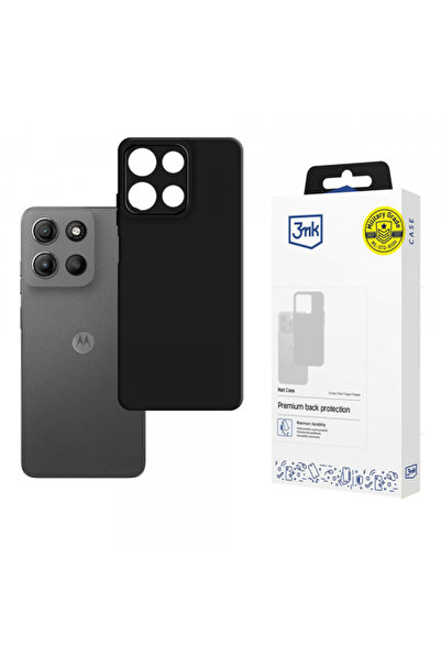 Stef's Cat Θήκη για Motorola Moto G15 / G15 Power, Γάτα του Στεφ, Μαύρο Ματ