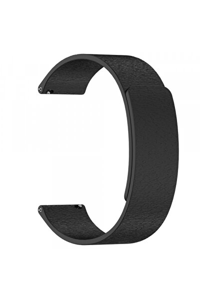 Techsuit Curea W074 pentru Huawei Watch/ Garmin Watch Series, 18mm, Negru