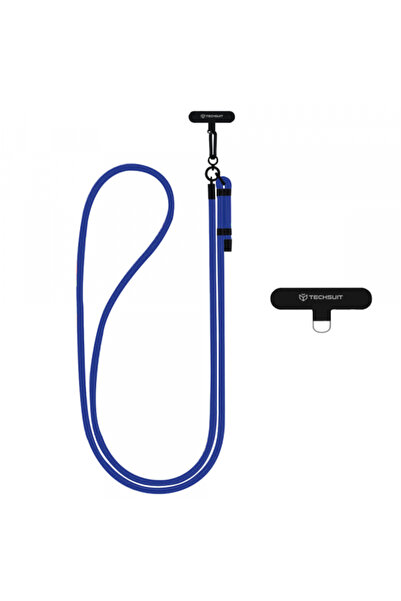 Techsuit Telephone Cord RCS1-43, Dark Blue