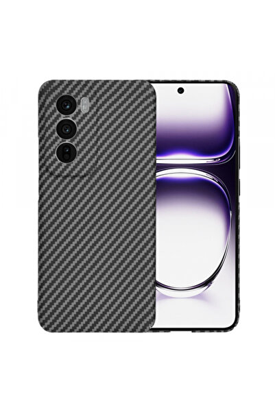 Techsuit Husa pentru Oppo Reno12, Techsuit, Carbonite FiberShell, Neagra