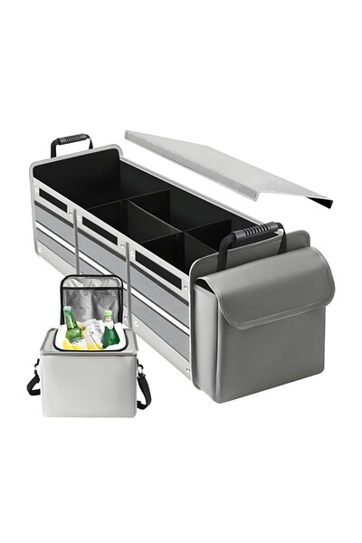 OEM Baza de depozitare Auto pentru Portbagaj, 90 x 35 x 30 cm, Curele Ajustab...