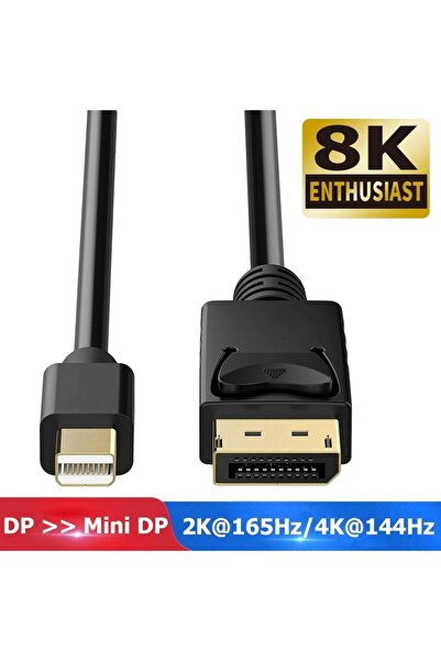 Daytona 1.4 Mini DP To DP - Mini Display Port To Display Port Çevirici Kablo