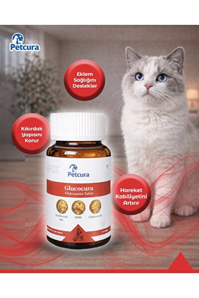PETCURA Glucocura Tablet Kedi Köpek (Eklem Desteği)