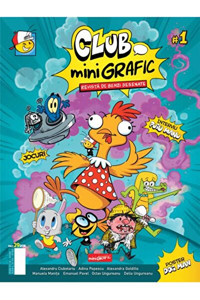 Minigrafic Club 1.Aventuri și cunoaștere în benzi desenate