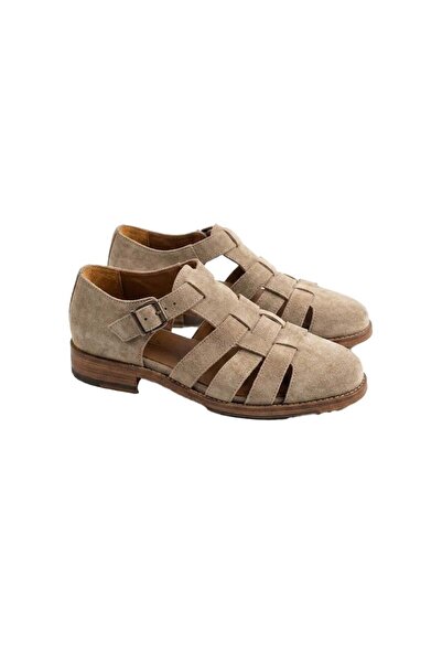 TerziAdemAltun Italian Style Internal and External Natural Leather Suede Men'...