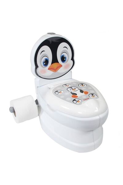 Saule Eğitici Penguen Klozet Işıklı Ve Müzikli Lazımlık