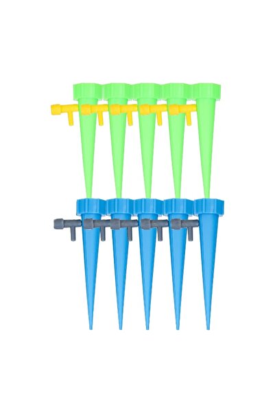 E-ANAMAG Σετ 10 Σταλάκτες Άρδευσης με Βαλβίδα, Ιδανικό για Γλάστρες