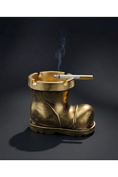 LUCES DESİGN Χρυσόχρωμο Τασάκι για Μπότες, Πλαστικό Χρυσό Τασάκι για το Σπίτι...