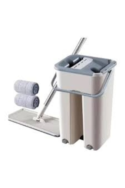 E-ANAMAG Επαγγελματική Σφουγγαρίστρα με Δύο Λεκάνες Πλύσης και 2 Πανιά