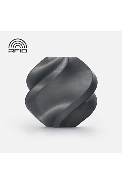 Bambu Lab Filament PC Clear Black 1.75 mm 1kg RFID spool -