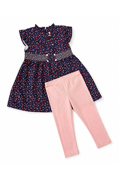 fruity Girls Floral Ruffle Dress & Leggings Set / 2 Piece Girls Outfit