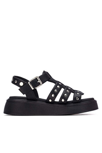 XTI Γυναικεία Πέδιλα Gladiator Μαύρα 145238