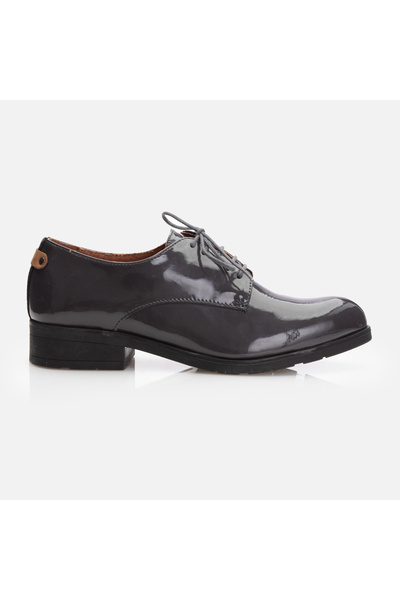 UrbanShoes Pantofi casual dama din piele naturala, Leofex - 021 Gri Lac