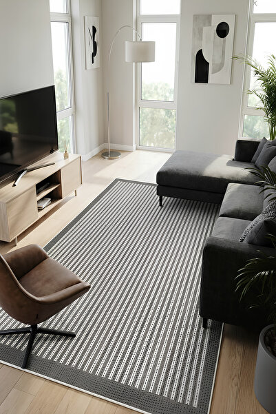 GECE HOME Dijital Kaymaz Baskılı Yıkanabilir Salon Halısı Mutfak Halısı Yolluk