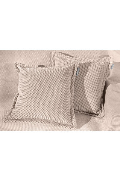 Guy Laroche Διακοσμητικό Μαξιλάρι Rubicon Σαμπανί 45x45 (Χωρίς Γέμιση) 100% Ε...
