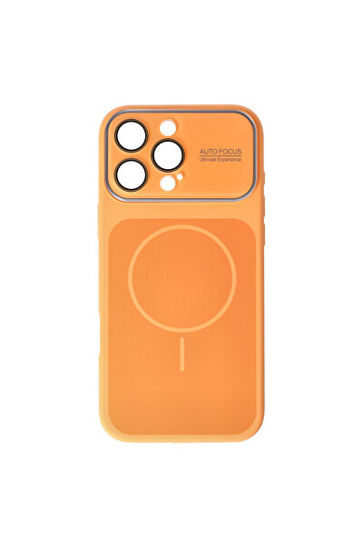SEP Husa Silicon Magsafe Camera Shield Apple iPhone 16 Pro Max Portocaliu