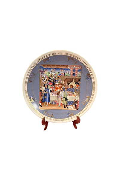 tayfuntufan Limoges Limited Edition Porcelain Wall Plate - 24.5 cm in Diameter
