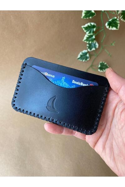ALESTA LEATHER (ΓΡΑΜΜΑΤΑ ΟΝΟΜΑΤΕΠΩΝΥΜΙΩΝ) Θήκη Καρτών Δύο Θέσεων - Χειροποίητ...