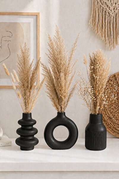 rufhomedesign 3-Piece Scandinavian Style Bohemian Minimalist (11 cm) Vase Pin...