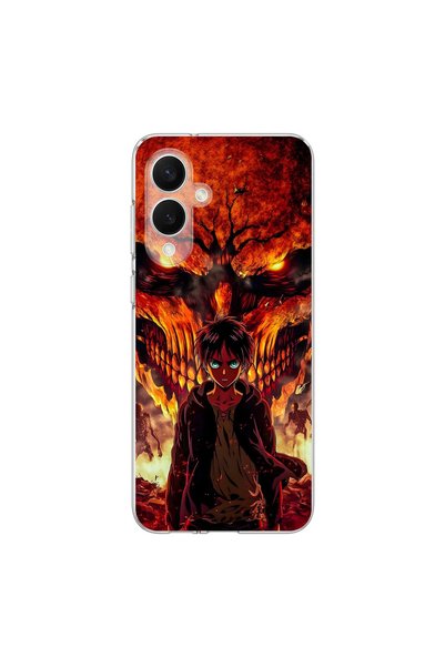 PPKin Samsung Galaxy S25 Edge Compatible Anime 1/3 Design Transparent Case