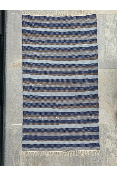Sınabeli Çizgili çul çaput kilim 80cm x 145cm