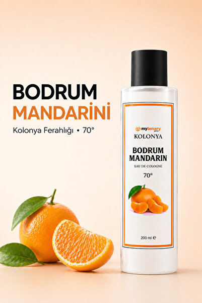 zinderm Bodrum Mandalinası Kolonyası 200ml