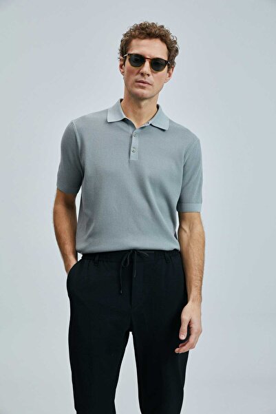 Lufian Ανδρικό πουλόβερ Edwın Modal Mixed Mint Green