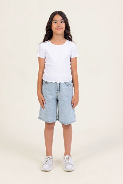 DMB BOYS & GIRLS MOW Kids Kız Çocuk Kot/Denim Şort