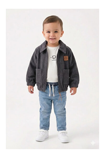 Mini Baray Men's Cashmere Jeans 3-Piece Set (9-12-18-24 Months)