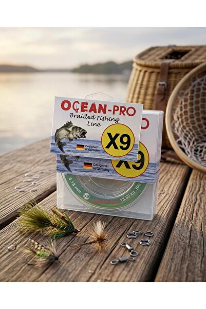 Av Deposu Ocean Pro Braided Fishing Line 9 Braid 300m 0.18mm 13.50 kg Fishing...
